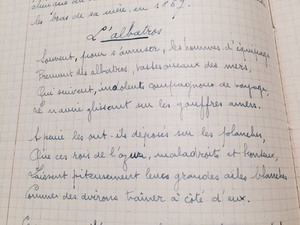 Baudelaire y est en bonne place. Je retrouve "L'albatros", que moi aussi j'ai étudié #Madeleineproject https://t.co/5vMNPz5Hvu